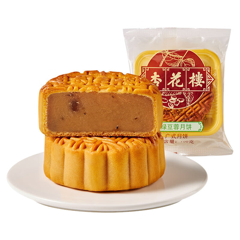 Xing Hua Lou Mung Pâte de Haricot Gâteau de Lune 100g