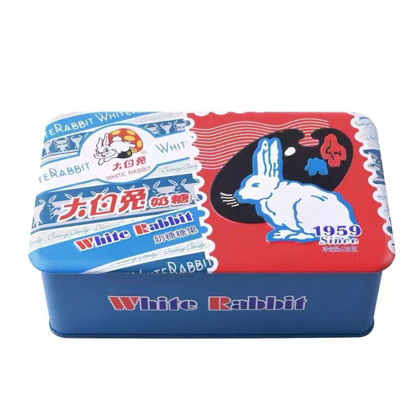 Delicious White Rabbit Creamy Candy Original Flavor in Premium Tin Packaging 228g