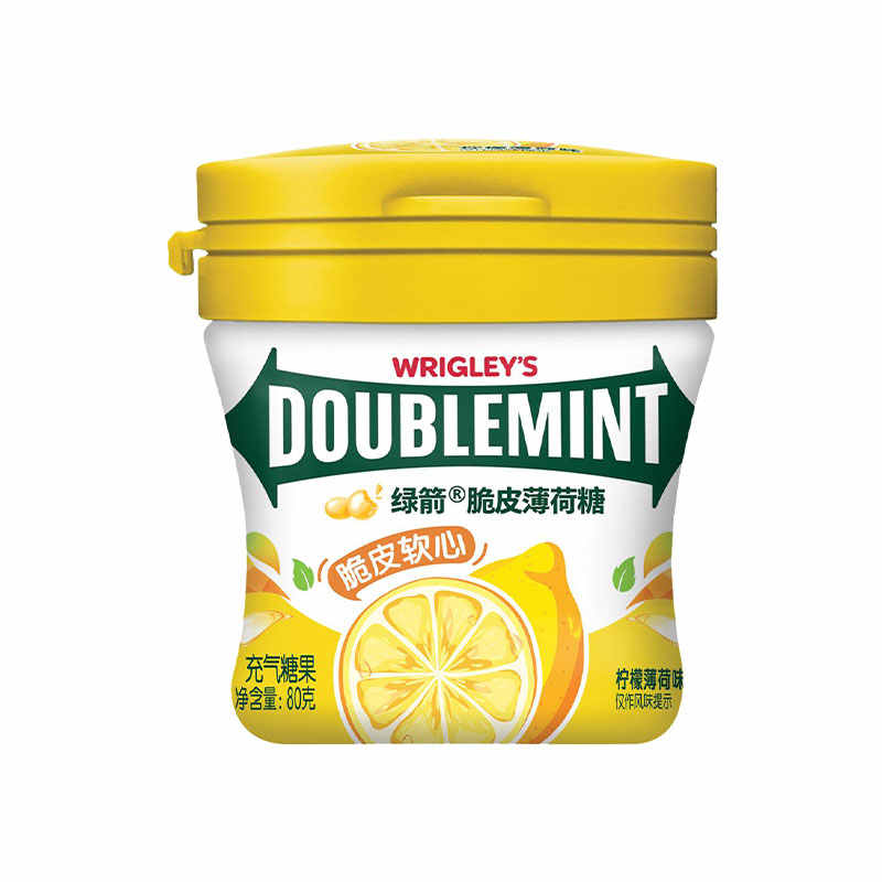 Delicious Wrigley's Lemon Chewy Mint Candy 80g