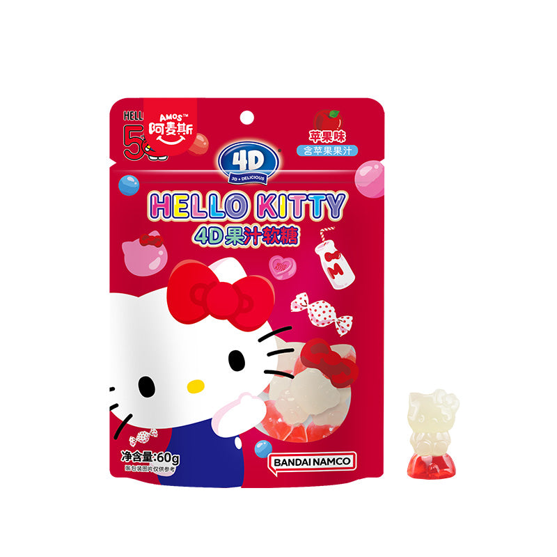 Delicious Amos Hello Kitty Shaped Gummy Candy 60g