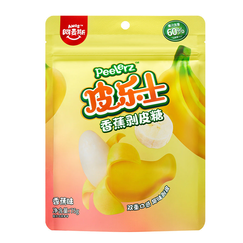 Amos Peelerz Candy gélifié à la peau de banane 75g