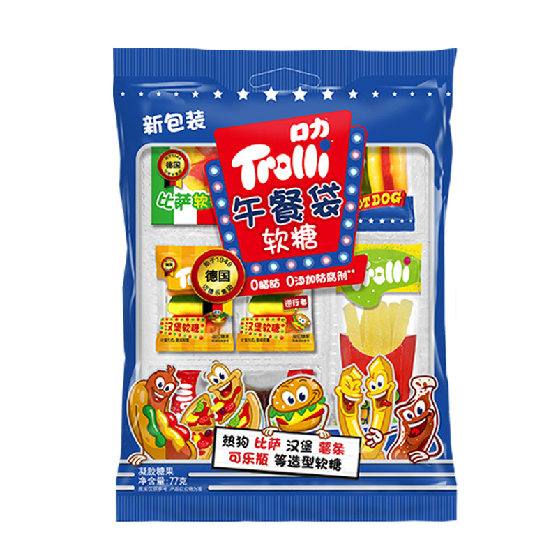 Délicieux Trolli Gummi Lunch Bonbons Gélifiés 77g