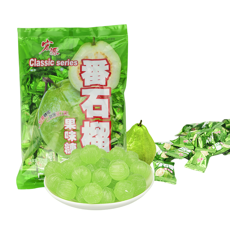 Délicieux bonbon dur à la goyave de Hongyuan 350g