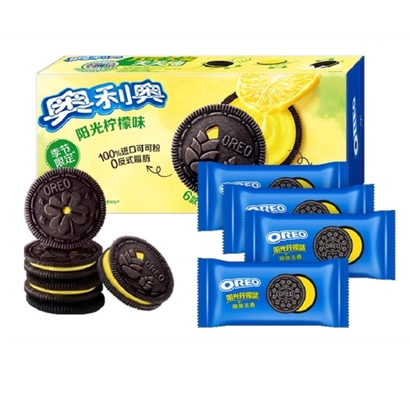 Delicious Oreo Spring Limited Edition: Lemon Sunshine Flavor 194g