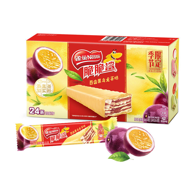 Nestlé Crispy Shark Fruit de la passion Oolong Gaufrettes 446.4g