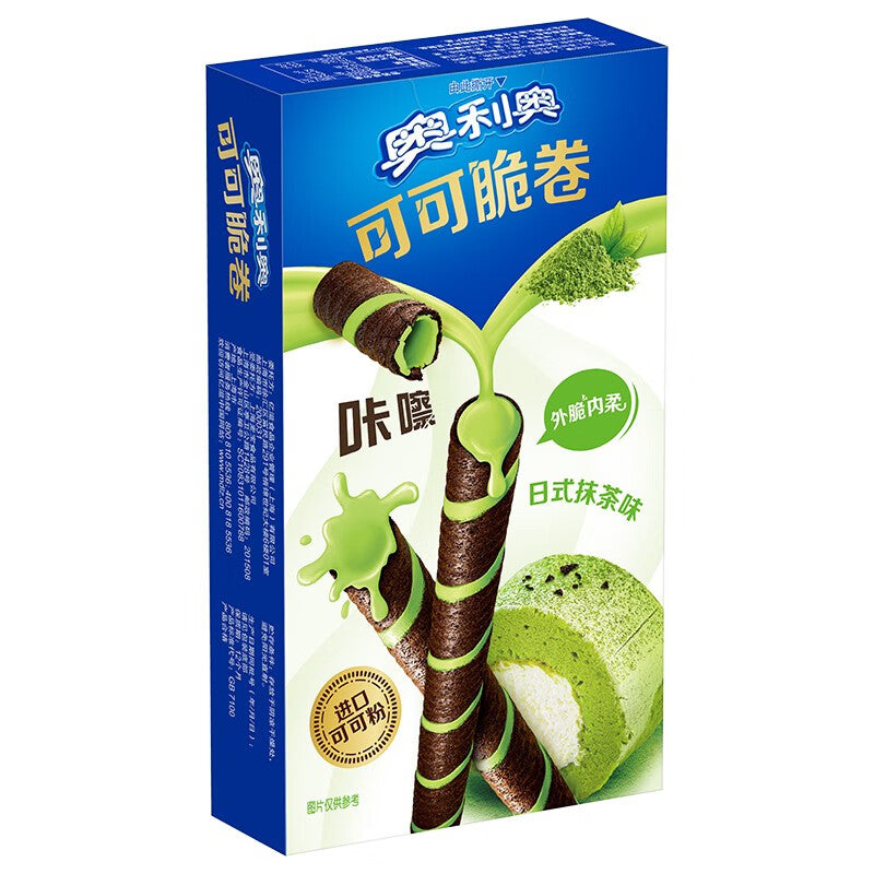 Délicieux rouleau de gaufrette Oreo saveur matcha 50g