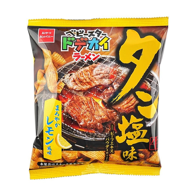 BABYSTAR Snack Noodles Beef Tongue Salt Lemon Flavor 2.19 oz | Snacksgift