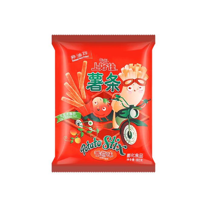 ChaYanYueSe Crispy Fries,Jasmine Tea Flavor, 2.8 oz | Snacksgift