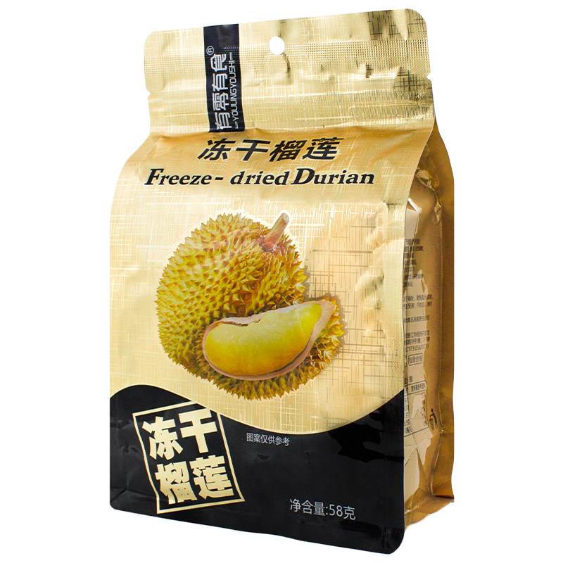 Delicious Youlingyoushi Freeze-Dried Durian 58g