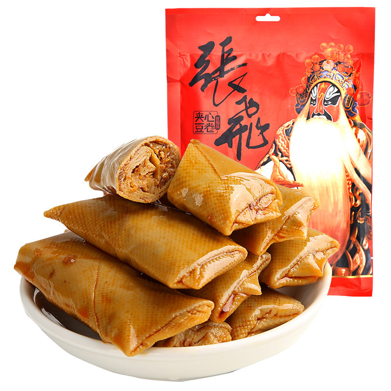 Delicious Zhang Fei Spicy Mushroom Stuffed Bean Roll 300g