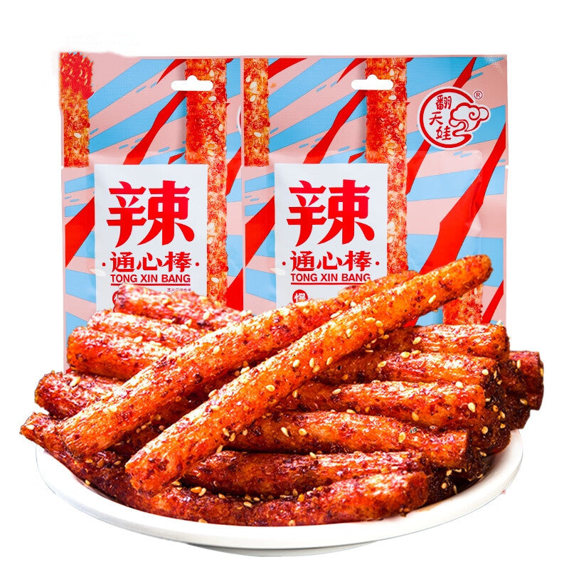 FanTianWa Ultra-Spicy Sticks Latiao Tong Xin Bang 2pcs 136g