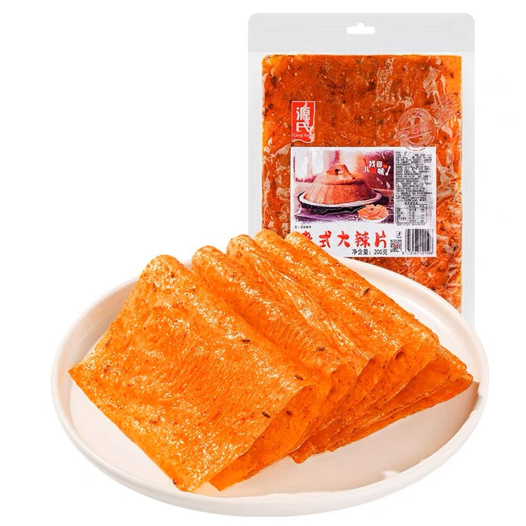 Genji Food Latiao Classic Spicy Beancurd Slice Spicy Strips 200g