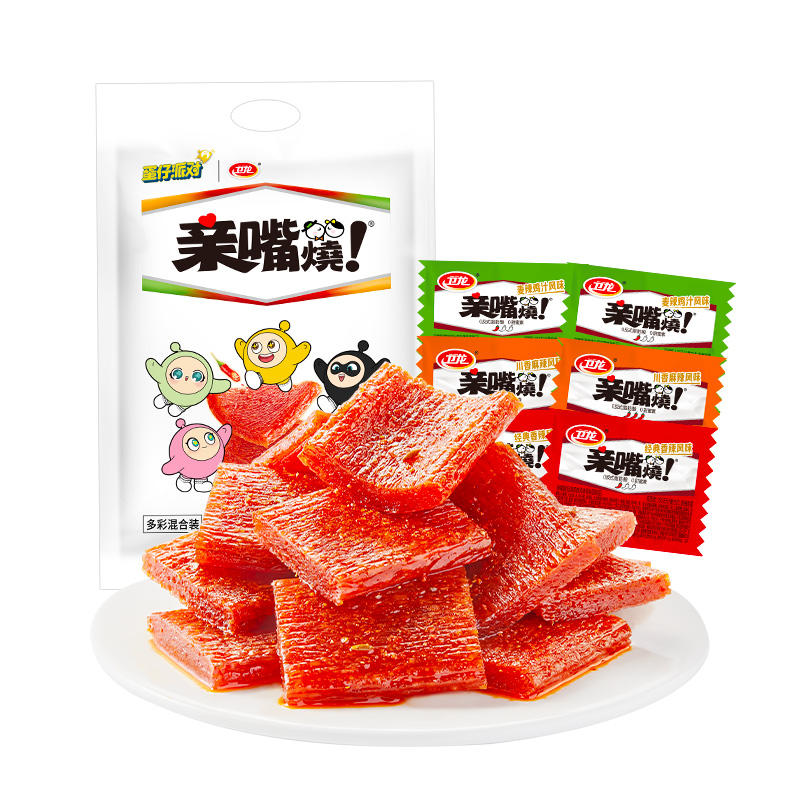 Wei Long Thick Spicy Strips - Egg Party Edition 300g