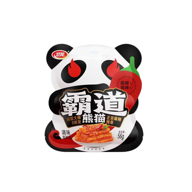 Weilong New Dominant Panda Latiao Spicy Strips 56g